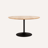 Tinne Tafel met Rond Houten Blad
