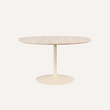 Tinne Tafel met Rond Houten Blad