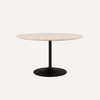 Tinne Tafel met Rond Houten Blad