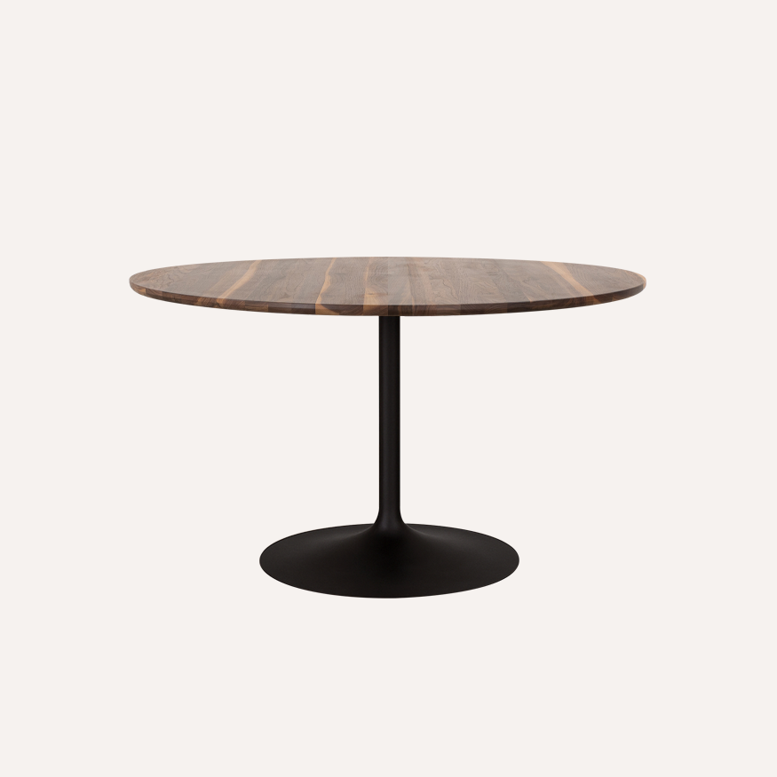 Tinne Tafel met Rond Houten Blad