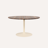 Tinne Tafel met Rond Houten Blad