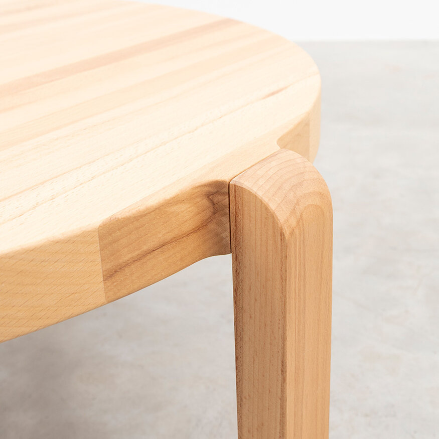 Sav & Økse Ronde Salontafel Fraek