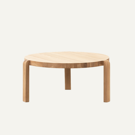 Fraek Salontafel Rond | Eiken Fraek Salontafel Rond | Eiken