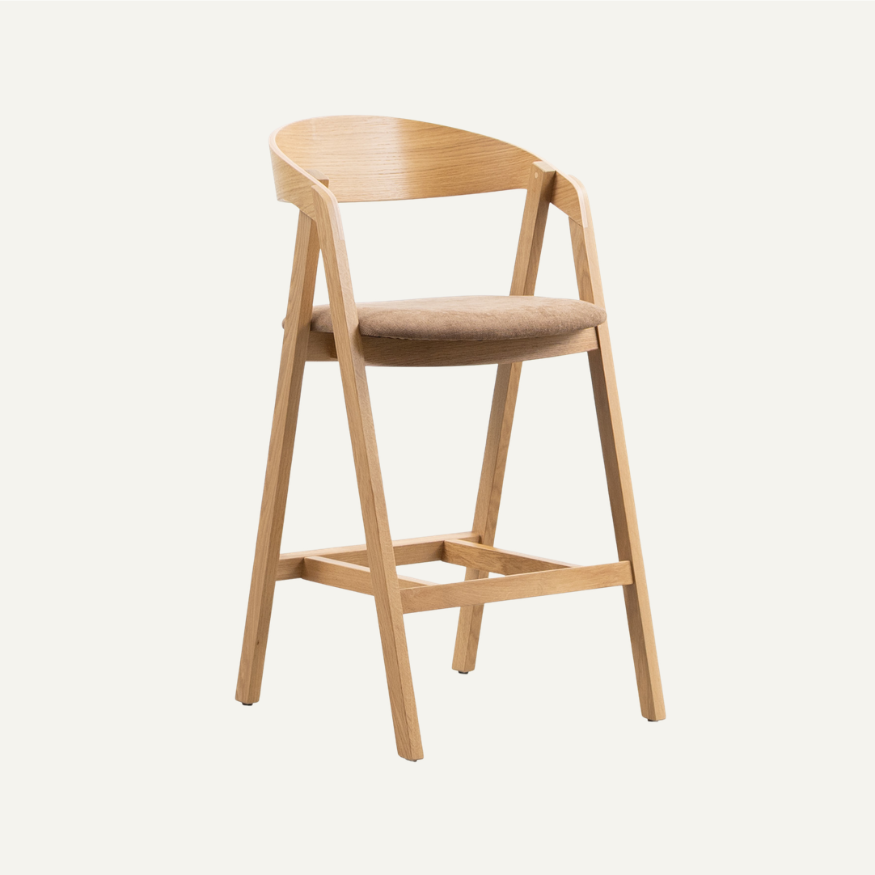 Houten Counter Barstoel Edske Sav & Økse Houten Counter Barstoel Edske