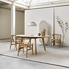 Sav & Økse Ronde uitschuifbare tafel Nonne Ø130+(1x60)