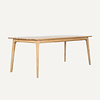 Sav & Økse Fjerre uitschuifbare tafel 220x100+(1x50)