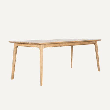 Fjerre Tafel Uitschuifbaar 220x100+(1x50) | Eiken Mat Gelakt Fjerre Tafel Uitschuifbaar 220x100+(1x50) | Eiken Mat Gelakt