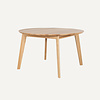 Sav & Økse Ronde uitschuifbare tafel Nonne Ø130+(1x50)