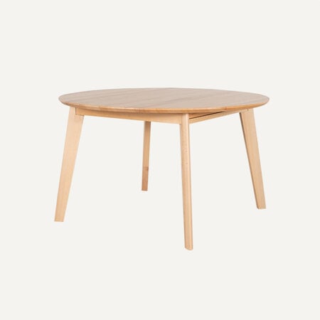 Nonne Round Extendable Table Ø120+(1x50) | Beech Oiled