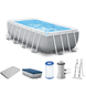 Intex Zwembad prism frame rectangular pool set - 488cm x 244cm x 107cm Intex Zwembad prism frame rectangular pool set - 488cm x 244cm x 107cm