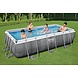 Bestway Zwembad power steel set rechthoek rotan - 404cm x 201cm x 100cm Bestway Zwembad power steel set rechthoek rotan - 404cm x 201cm x 100cm