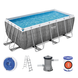 Bestway Zwembad power steel set rechthoek rotan - 412cm x 201cm x 122cm Bestway Zwembad power steel set rechthoek rotan - 412cm x 201cm x 122cm