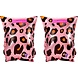 Swim Essentials Zwembandjes luipaard rose goud - 15cm x 19cm Swim Essentials Zwembandjes luipaard rose goud - 15cm x 19cm
