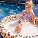 Swim Essentials Zwembad luipaard beige - 100cm Swim Essentials Zwembad luipaard beige - 100cm