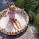 Swim Essentials Zwembad luipaard beige - 100cm Swim Essentials Zwembad luipaard beige - 100cm