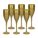 Fjesta Kunststof champagneglazen - 15cl - Goud - 6 stuks Fjesta Kunststof champagneglazen - 15cl - Goud - 6 stuks
