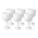 Fjesta Kunststof gin tonic glazen - 40cl - Wit - 6 stuks Fjesta Kunststof gin tonic glazen - 40cl - Wit - 6 stuks