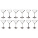 Fjesta Kunststof Martini glazen - 20cl - Transparant - 12 stuks Fjesta Kunststof Martini glazen - 20cl - Transparant - 12 stuks