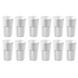 Fjesta Kunststof glazen retro - 33cl - Wit - 12 stuks Fjesta Kunststof glazen retro - 33cl - Wit - 12 stuks