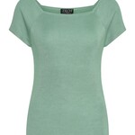 ZILCH ZILCH SHORT SLEEVE BAMBOO TOP THYME