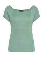 ZILCH ZILCH SHORT SLEEVE BAMBOO TOP THYME