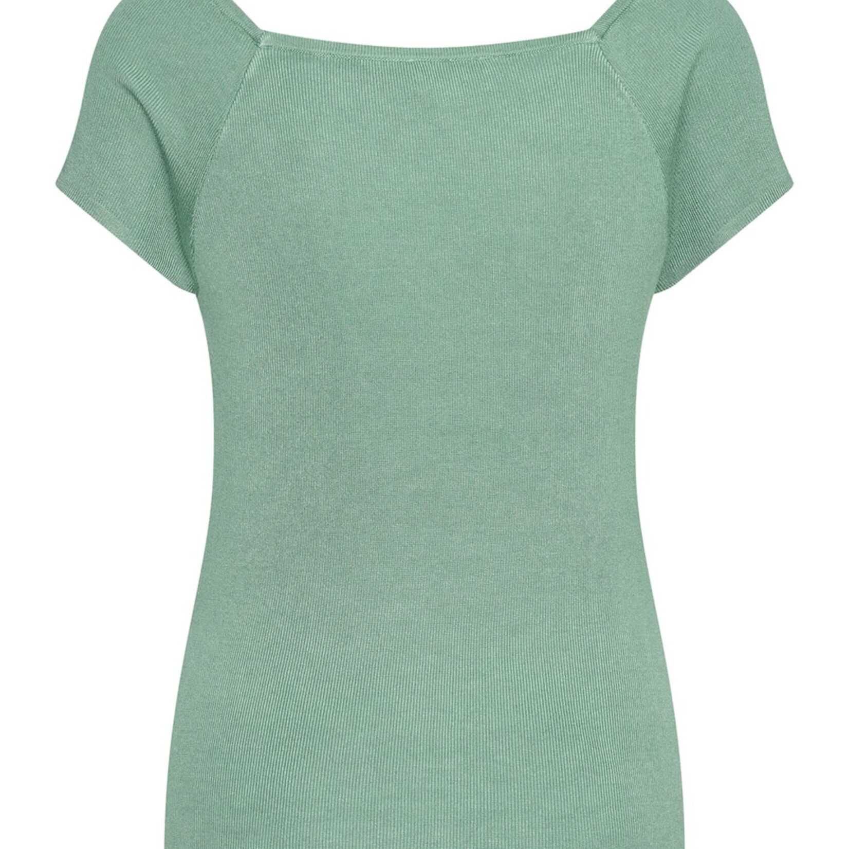 ZILCH ZILCH SHORT SLEEVE BAMBOO TOP THYME
