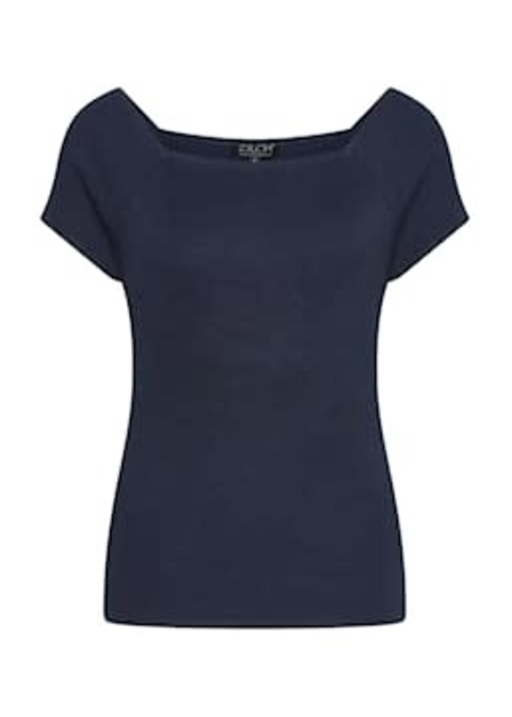 ZILCH ZILCH SHORT SLEEVE BAMBOO TOP NAVY