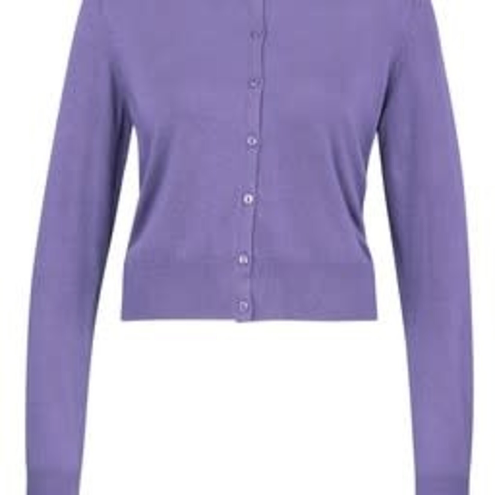 ZILCH ZILCH CARDIGAN CROPPED LAVENDER