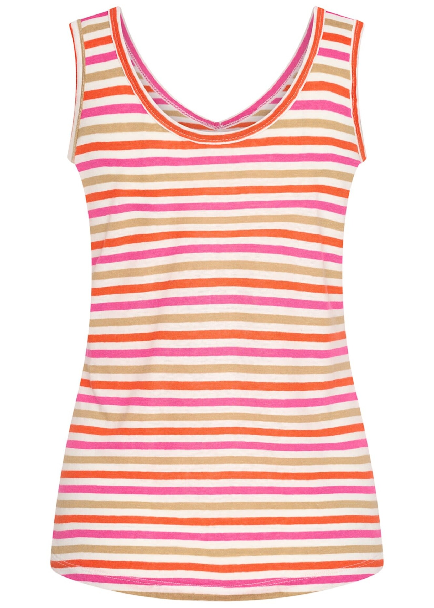 ZILCH ZILCH SINGLET REVERSIBLE MULTI STRIPE LOLLYPOP