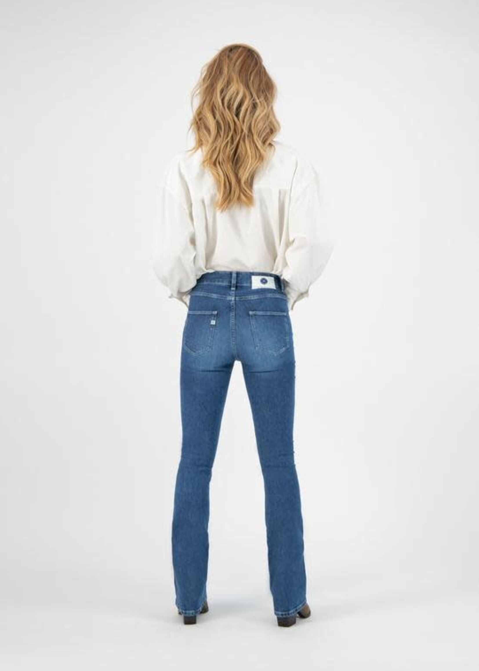 MUD JEANS MUD JEANS FLARED AUTHENTIC INDIGO