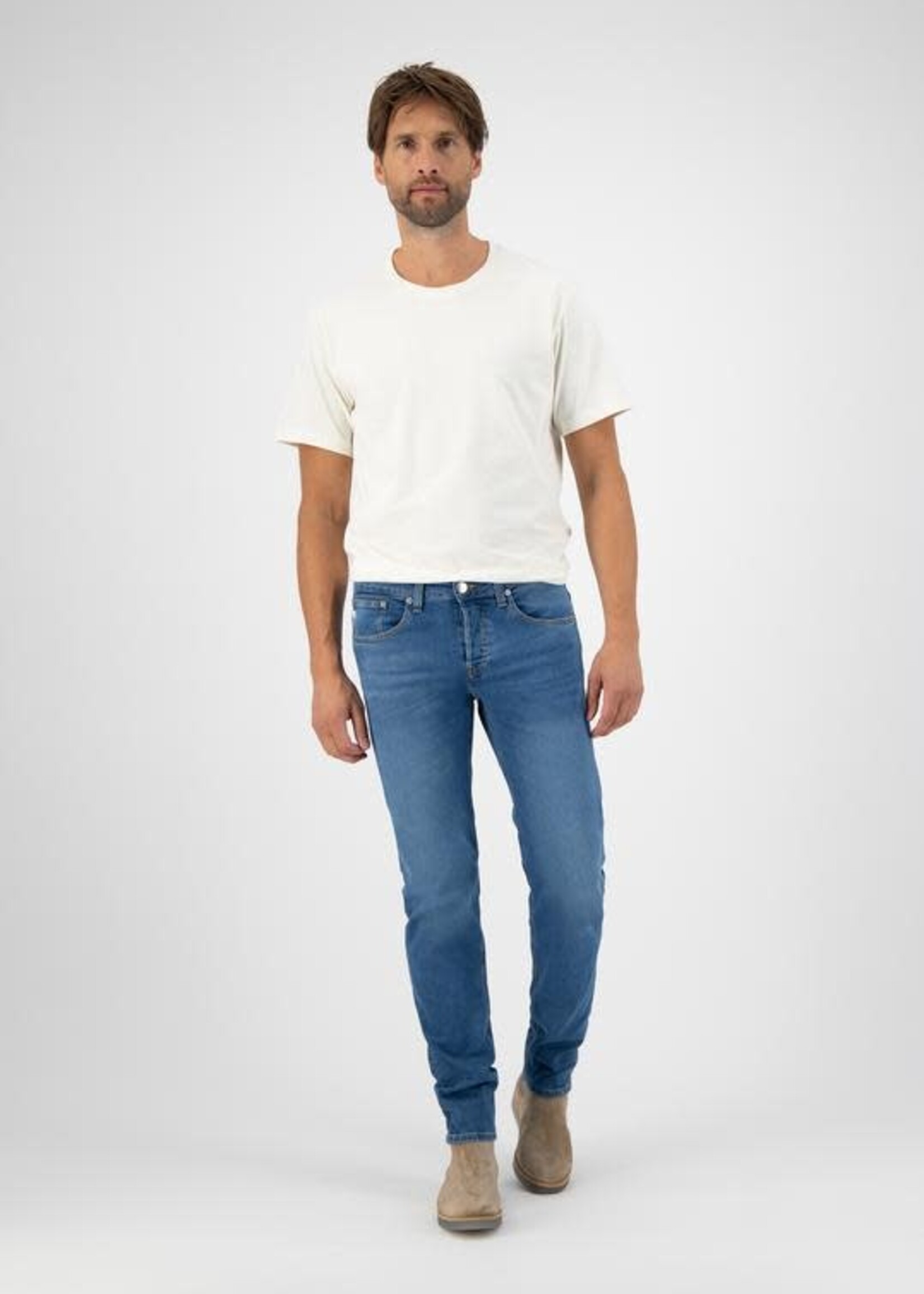 MUD JEANS MUD JEANS REGULAR DUNN STRETCH PURE BLUE