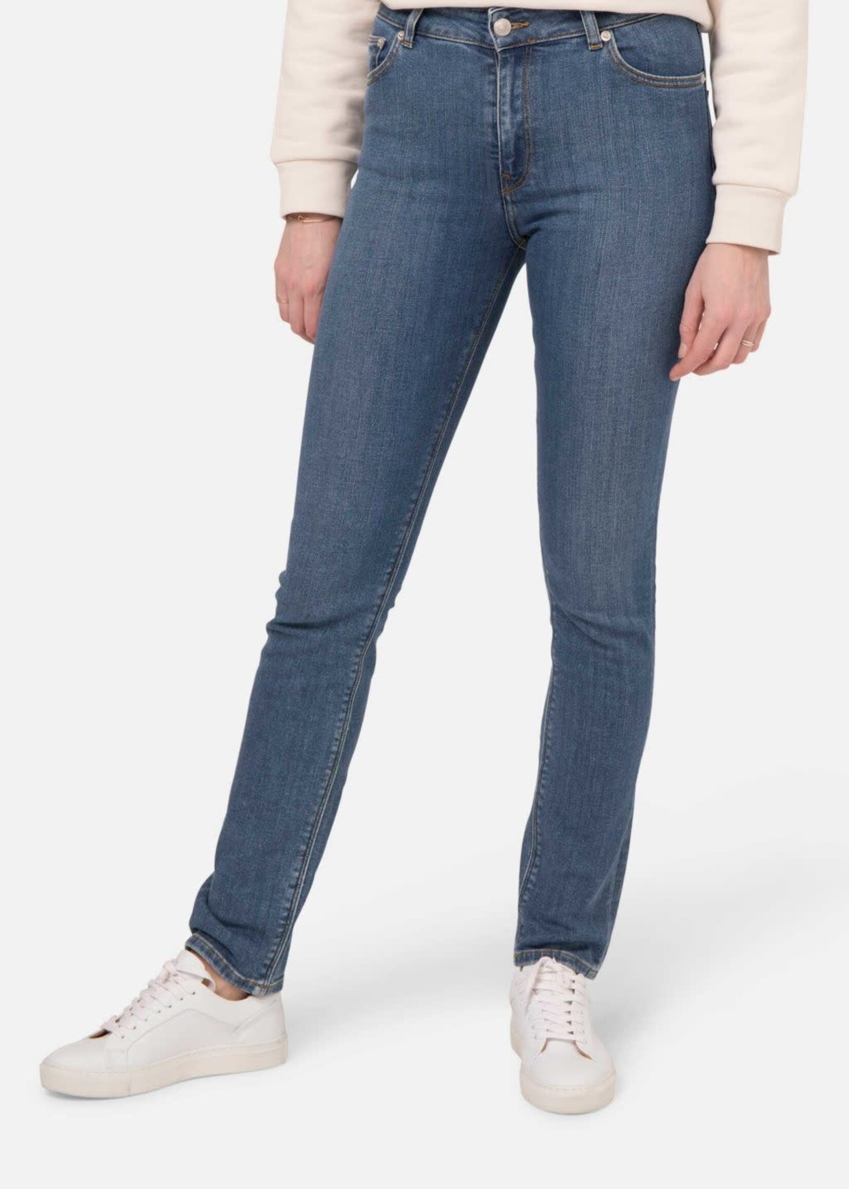 MUD JEANS MUD JEANS REGULAR SWAN CASSIE AUTH INDIGO