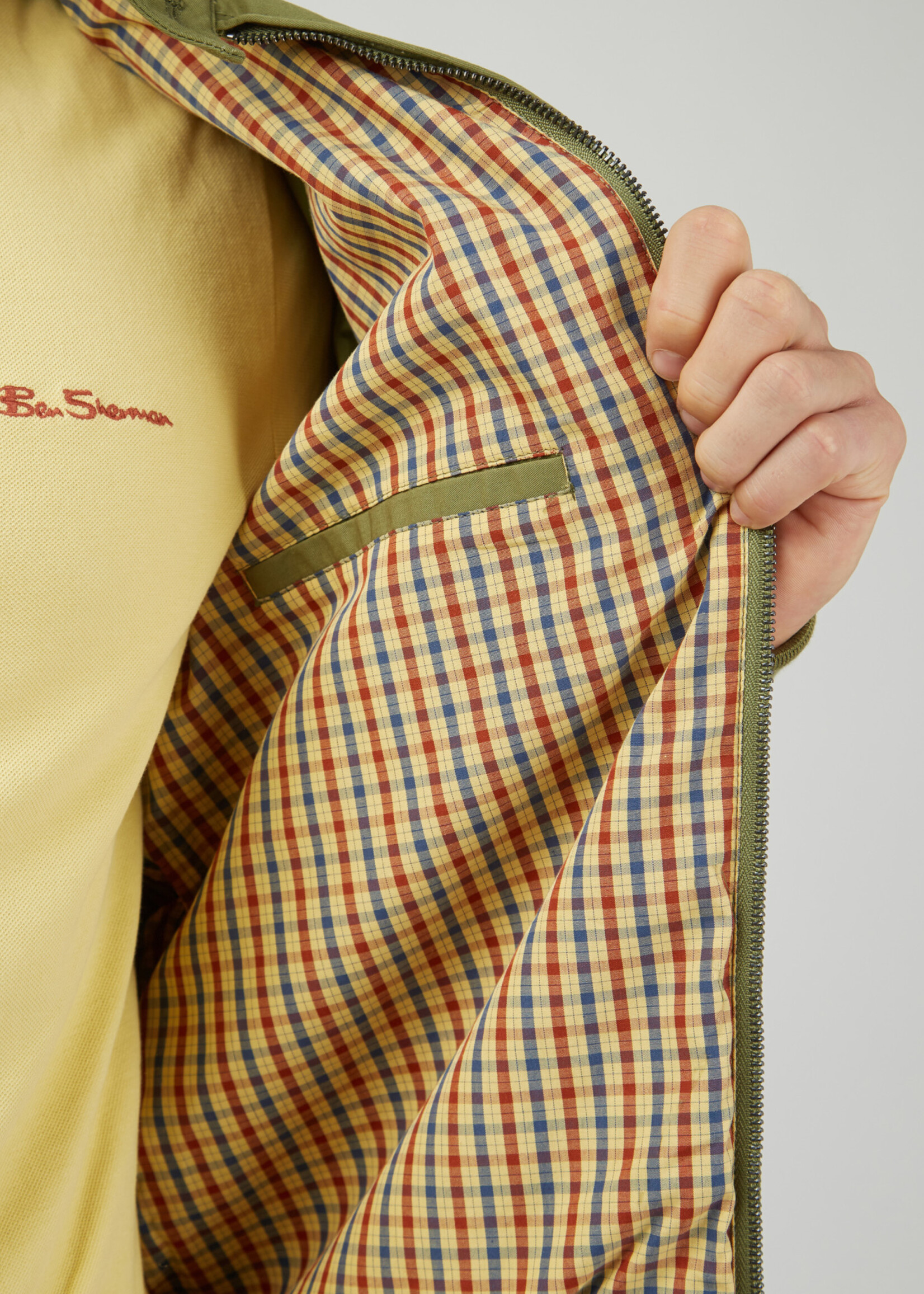 BEN SHERMAN BEN SHERMAN HARRINGTON JACKET LODEN