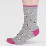 THOUGHT THOUGHT SOCKS CECE ORGANIC COTTON BUGS  GREY MARLE