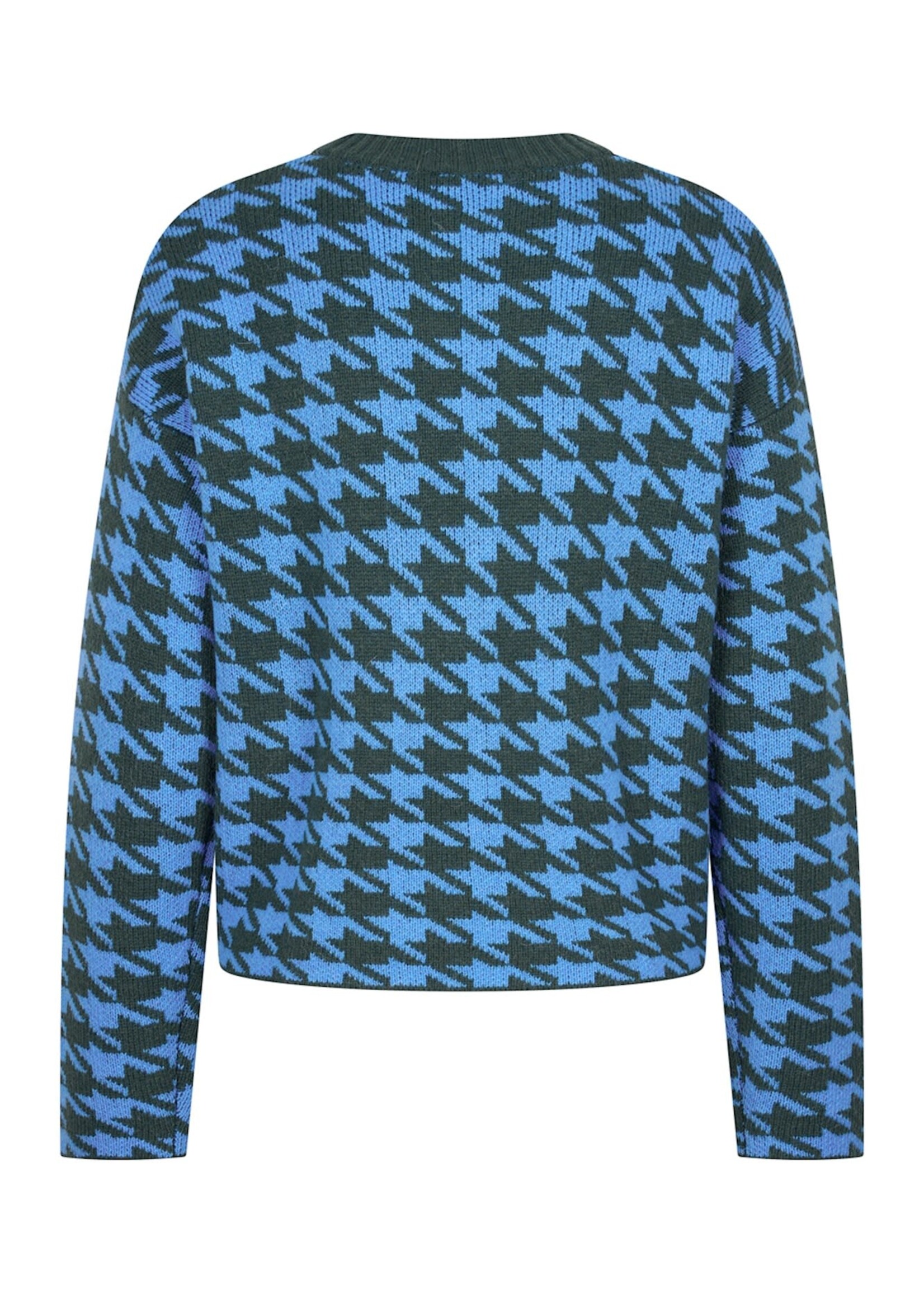 ZILCH ZILCH SWEATER PIED DE POULE JUNGLE