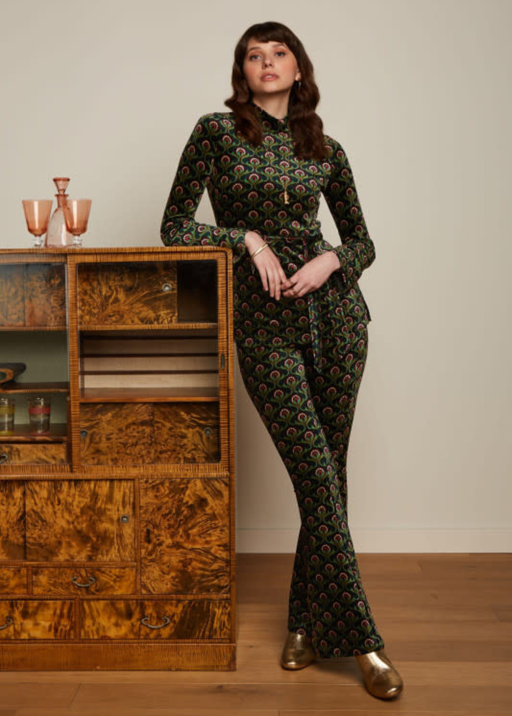 KING LOUIE KING LOUIE HELOISA TUNIC TOP JUBILEE PINE GREEN