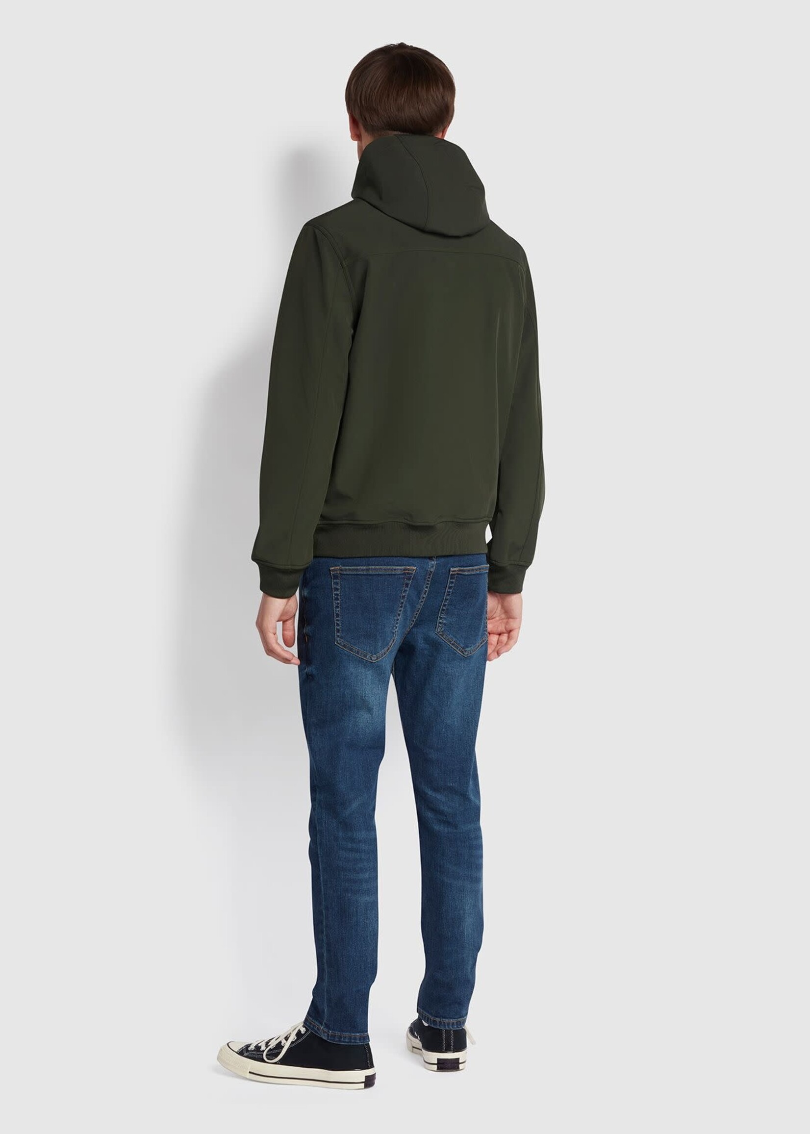 FARAH FARAH RUDD SOFTSHELL JACKET EVERGREEN