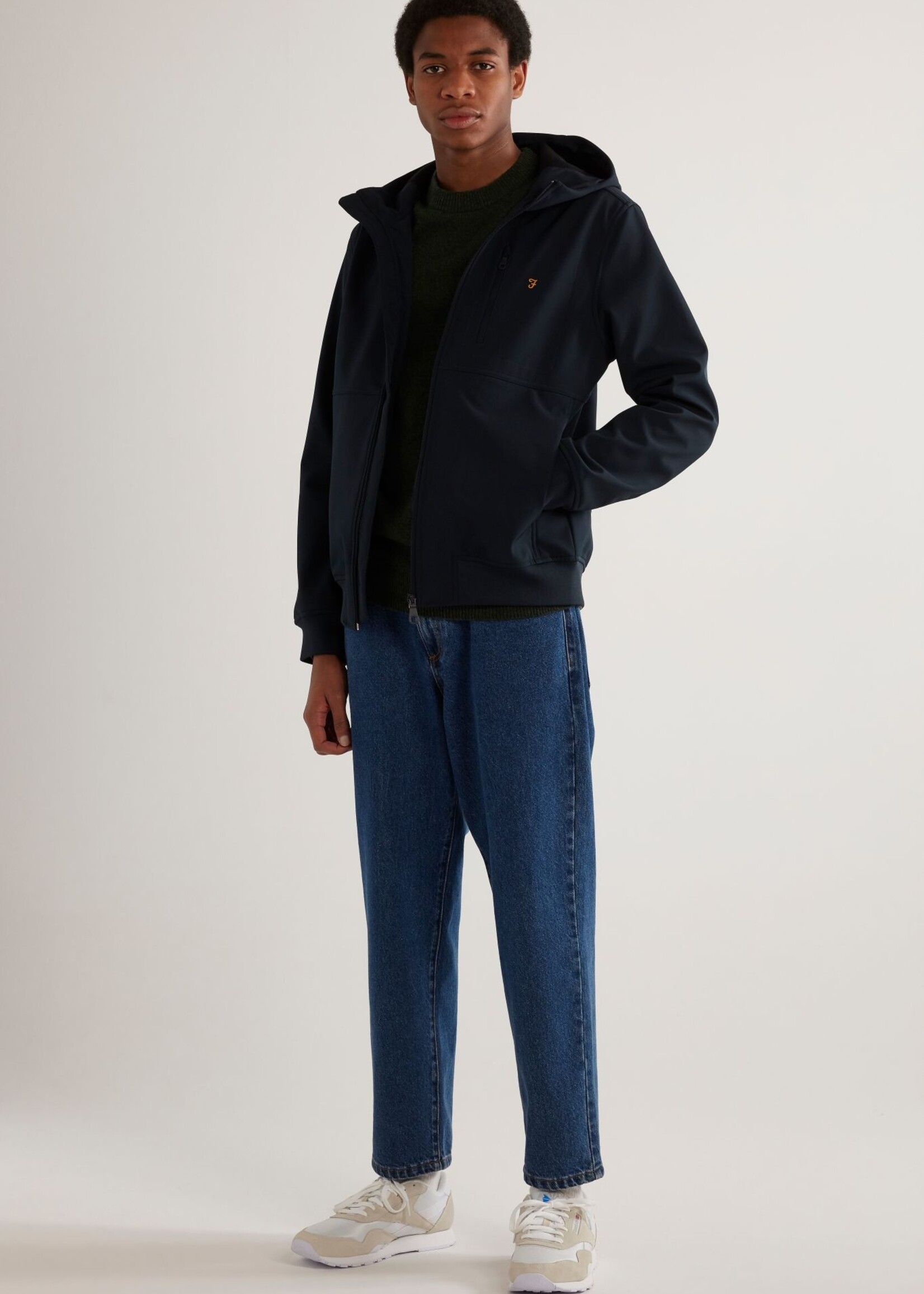 FARAH FARAH RUDD SOFTSHELL JACKET TRUE NAVY