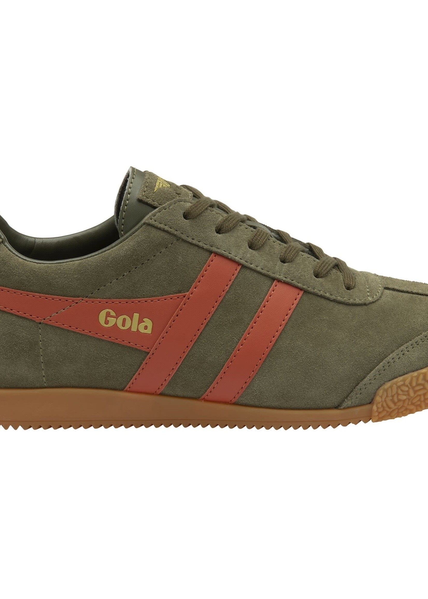 GOLA GOLA HARRIER SUEDE KHAKI ORANGE SPICE