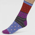 THOUGHT THOUGHT SOCKS  RONDEL SPOT AND STRIPE BAMBOO ANKLE SOCKS