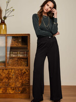 KING LOUIE KING LOUIE FINTAN PANTS MILANO CREPE BLACK
