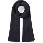 PEREGRINE PEREGRINE PORTER RIBBED SCARF NAVY