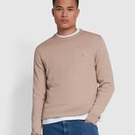 FARAH FARAH BIRCHALL CREW SWEATER LIGHT SAND