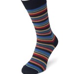 BONNIE DOON BONNIE DOON JERSEY STRIPES SOCKS LIGHT NAVY 40 - 46