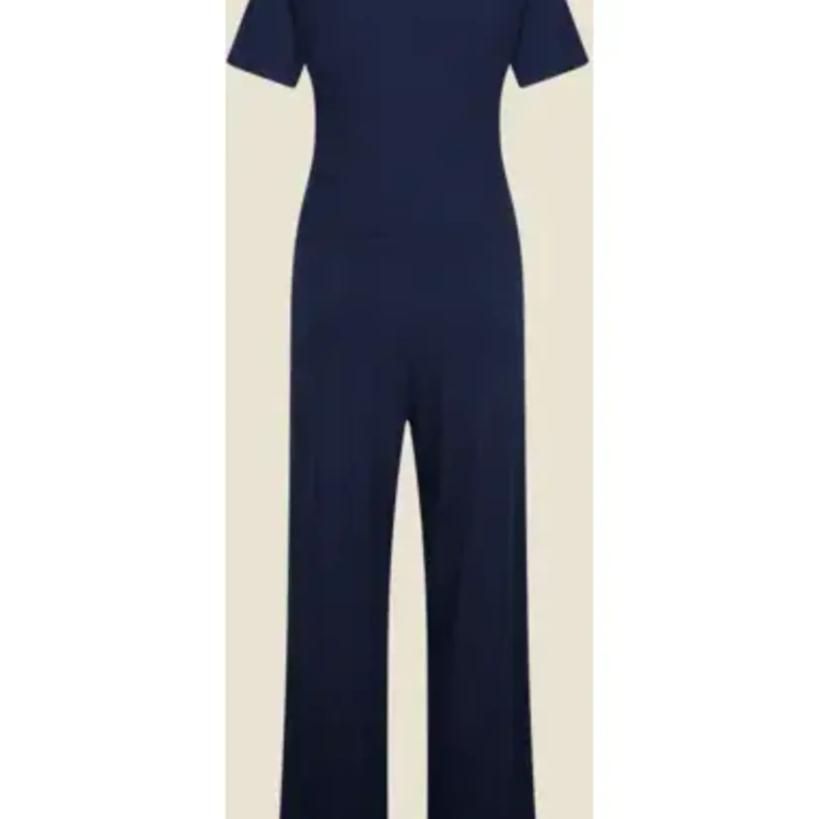 VERY CHERRY VERY CHERRY EMMYLOU JUMPSUIT NAVY TRICOT DELUXE