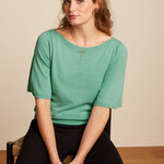 KING LOUIE KING LOUIE IVY TOP WIDE SLEEVE CLUB SPAR GREEN