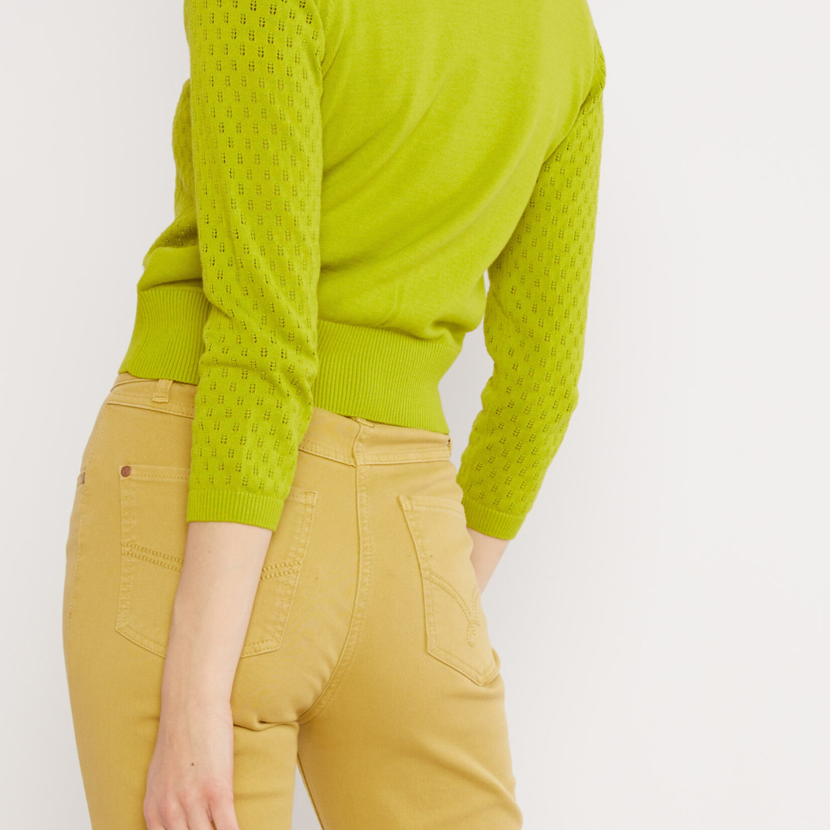 BLUTSGESCHWISTER BLUTSGESCHWISTER SWEET PETITE GREEN KNIT GOTS