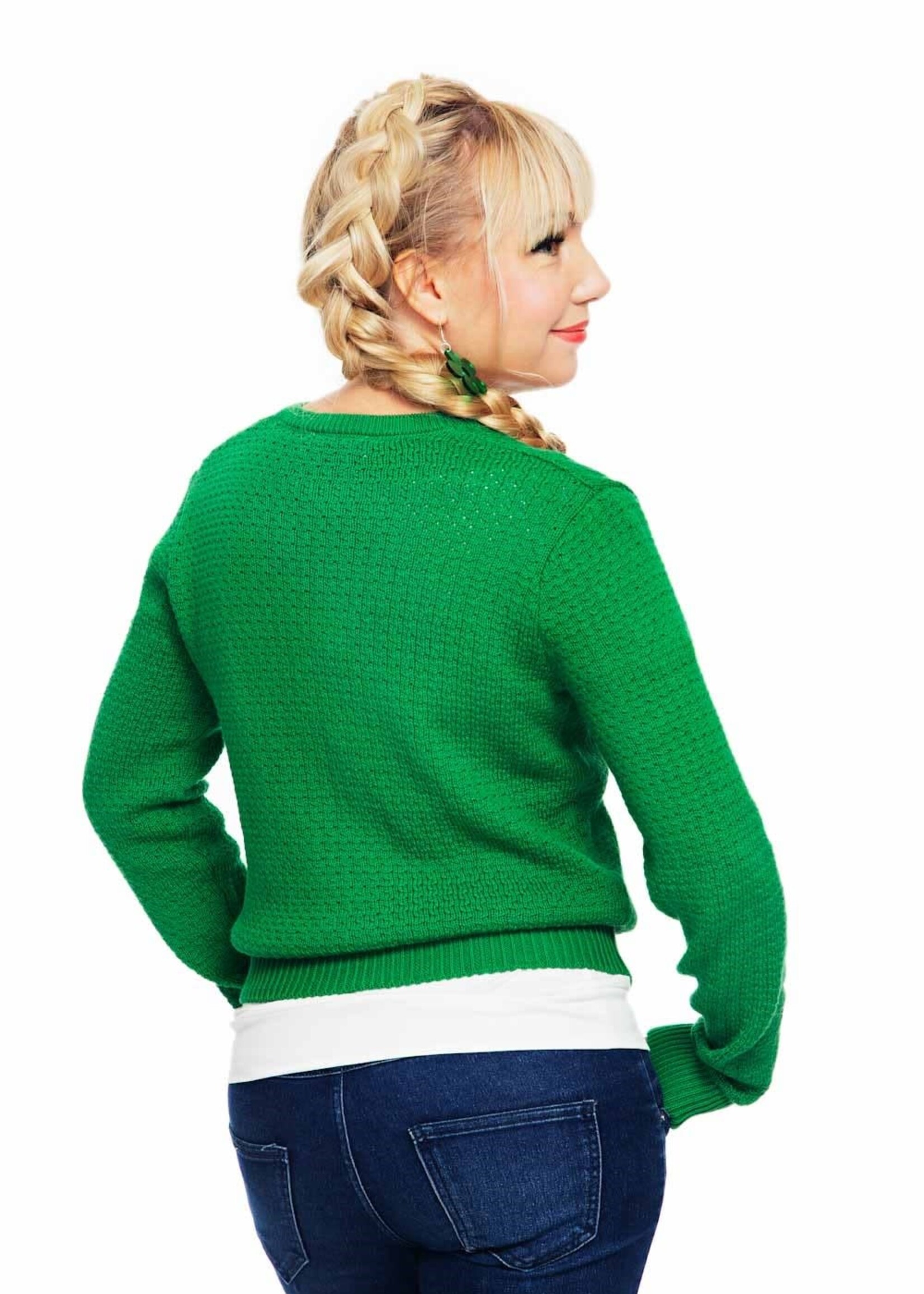 CISSI OCH SELMA CISSI OCH SELMA SIGRID CARDIGAN GREEN