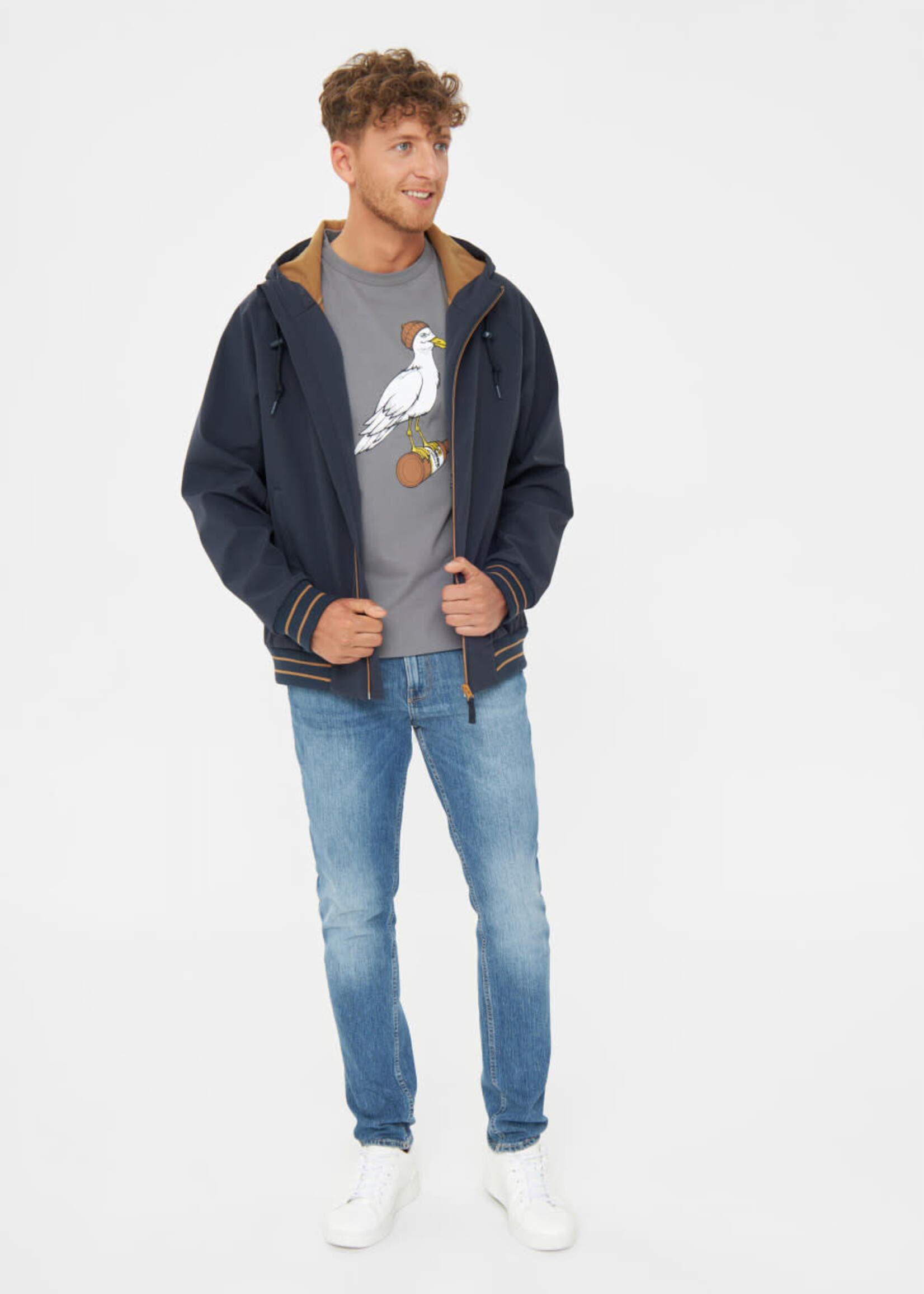 DERBE DERBE HELGOBY SOFTSHELL JACKET CHIPMUNK