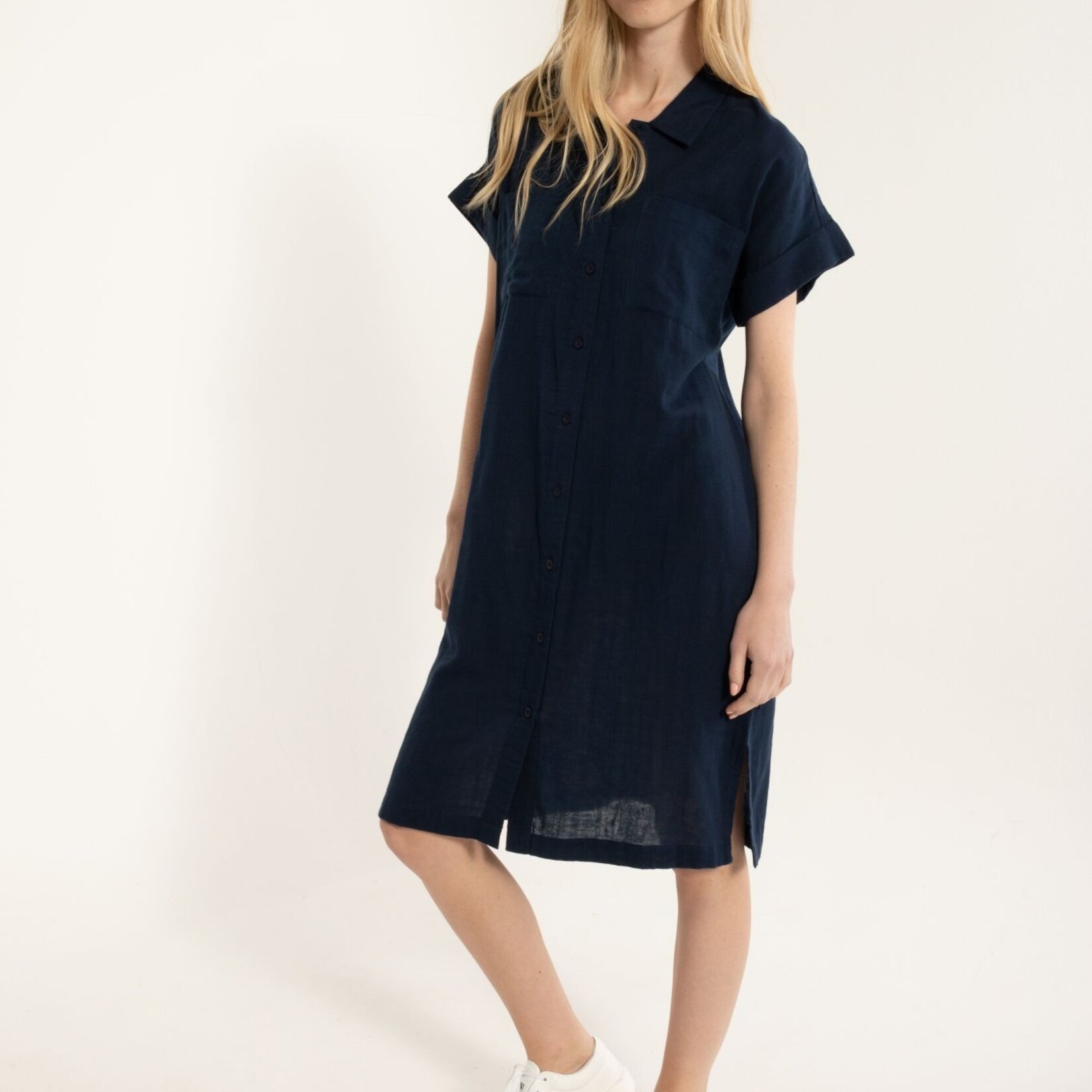 DANEFAE DANEFAE DANERRAND DRESS DARK NAVY